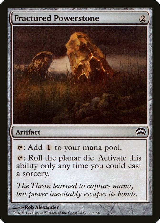 Fractured Powerstone [Planechase 2012] 111