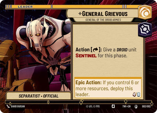 General Grievous - General of the Droid Armies (Hyperspace) [Prerelease Promos] 002/002