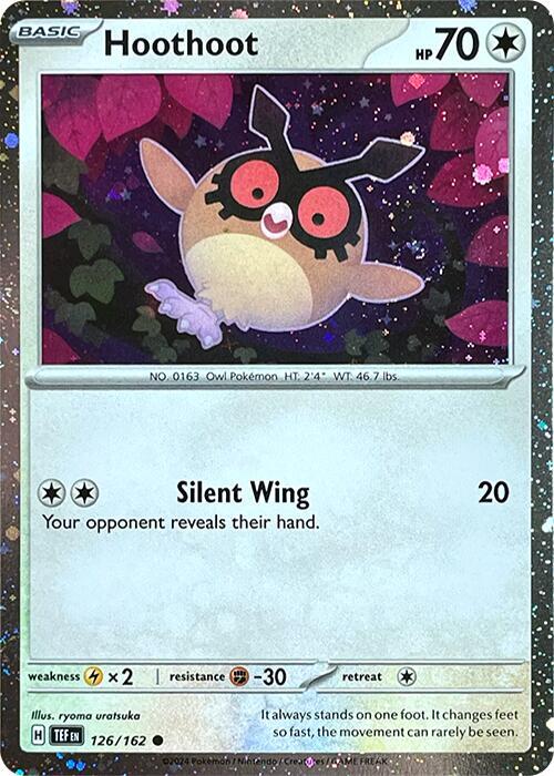 Hoothoot - 126 (Cosmos Holo) [SV: Scarlet & Violet Promo Cards] 126/162