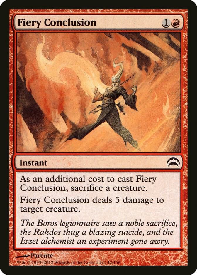 Fiery Conclusion [Planechase 2012] 42