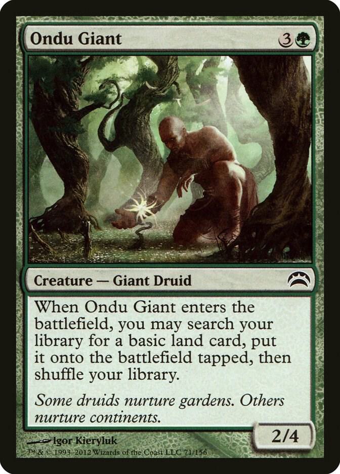 Ondu Giant [Planechase 2012] 71