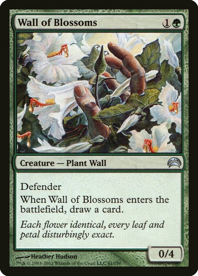 Wall of Blossoms [Planechase 2012] 81