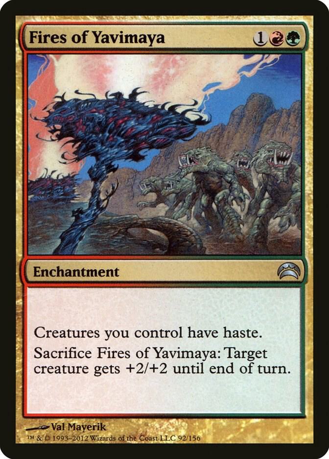 Fires of Yavimaya [Planechase 2012] 92