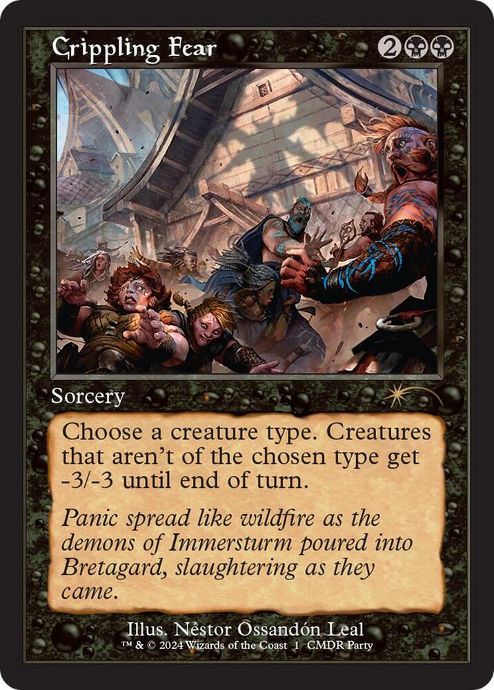 Crippling Fear (Retro Frame) [WPN & Gateway Promos] 1