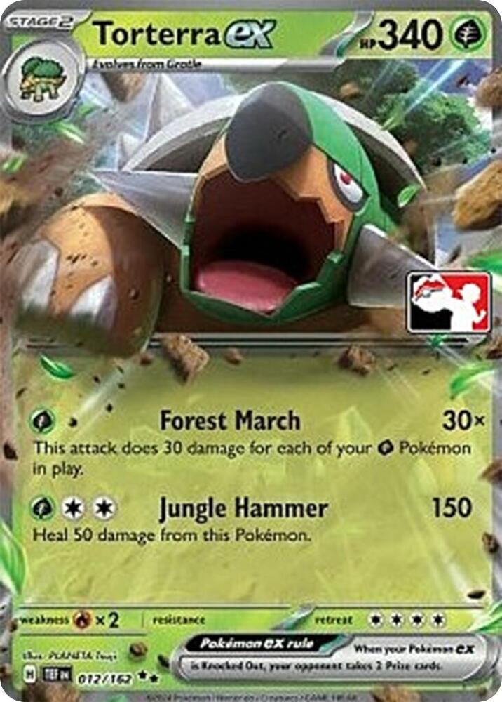 Torterra ex - 012/162 [Prize Pack Series Cards] 012/162