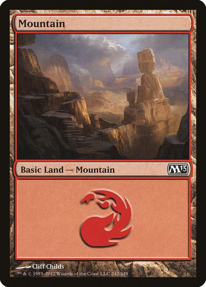 Mountain (242) [Magic 2013 (M13)] 242