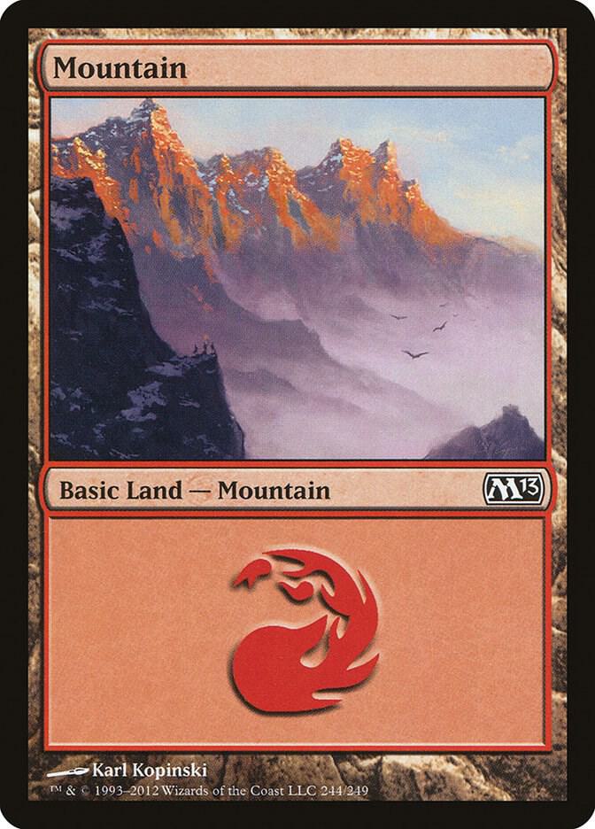Mountain (244) [Magic 2013 (M13)] 244