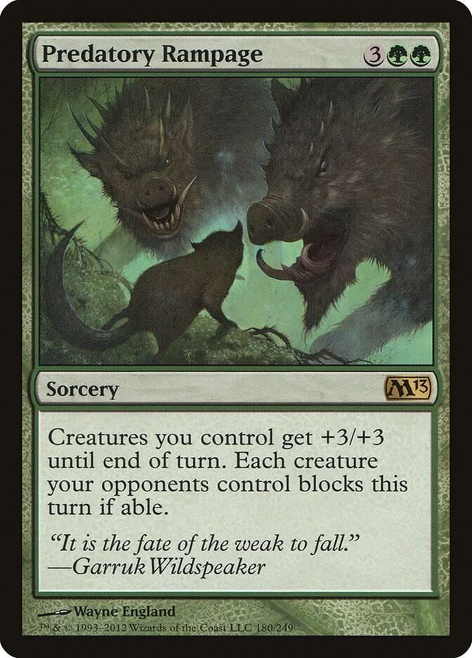 Predatory Rampage [Magic 2013 (M13)] 180