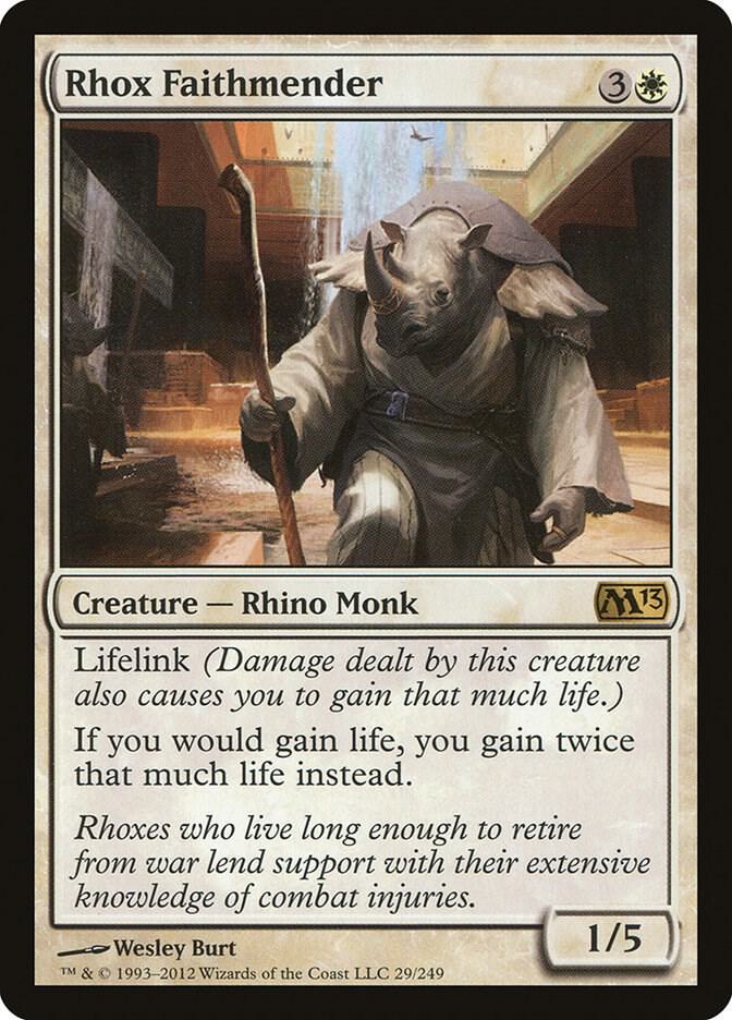Rhox Faithmender [Magic 2013 (M13)] 29