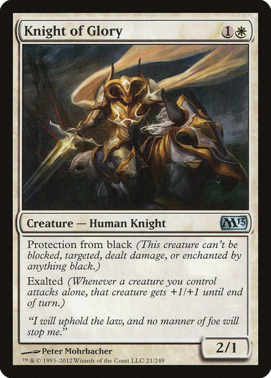 Knight of Glory [Magic 2013 (M13)] 21