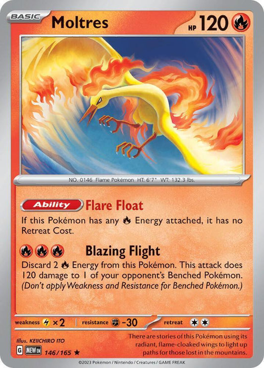 Moltres - 146/165 [Deck Exclusives] 146/165