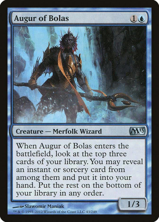 Augur of Bolas [Magic 2013 (M13)] 43