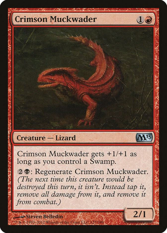 Crimson Muckwader [Magic 2013 (M13)] 127