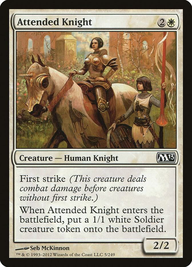 Attended Knight [Magic 2013 (M13)] 5
