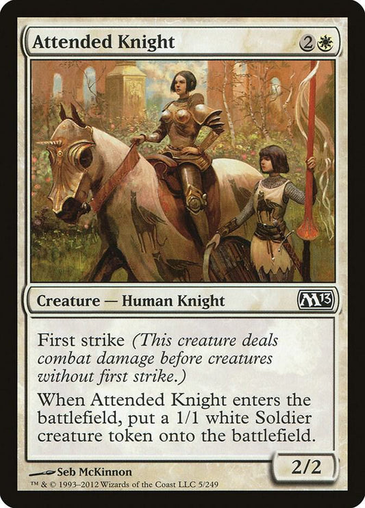 Attended Knight [Magic 2013 (M13)] 5