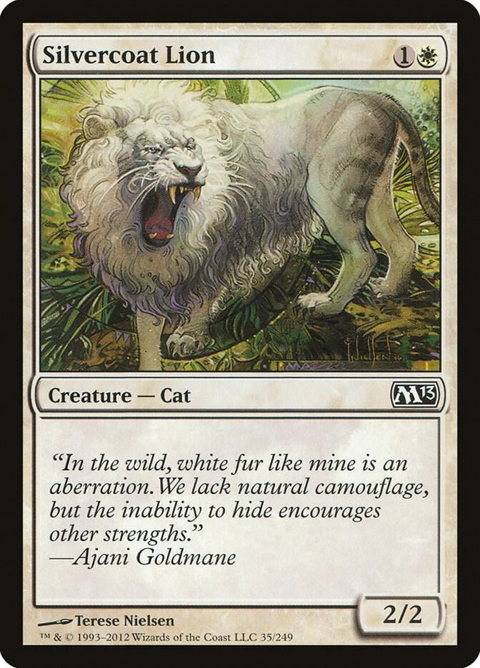 Silvercoat Lion [Magic 2013 (M13)] 35