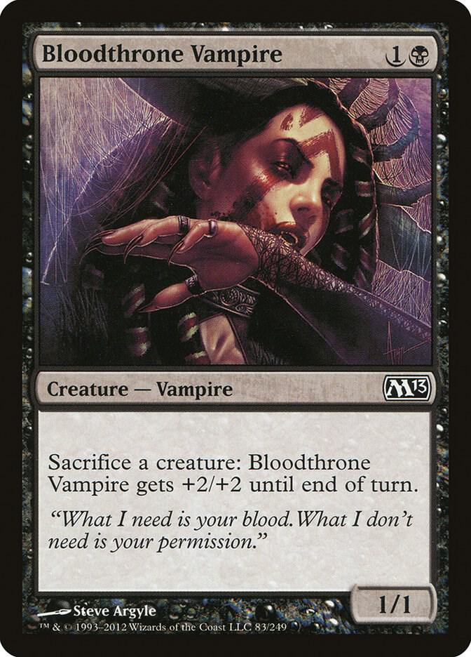Bloodthrone Vampire [Magic 2013 (M13)] 83