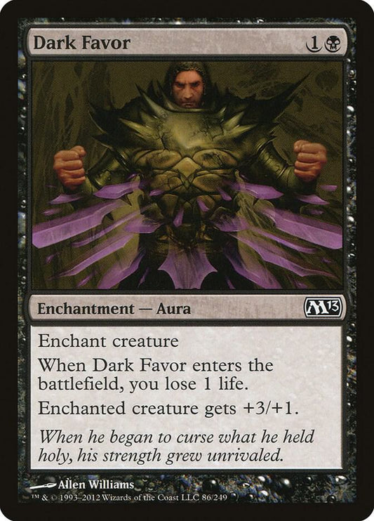 Dark Favor [Magic 2013 (M13)] 86