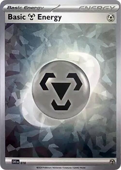 Basic Metal Energy (Cracked Ice Holo) [SVE: Scarlet & Violet Energies] 016