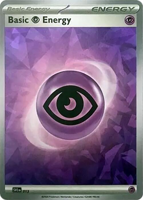 Basic Psychic Energy (Cracked Ice Holo) [SVE: Scarlet & Violet Energies] 013