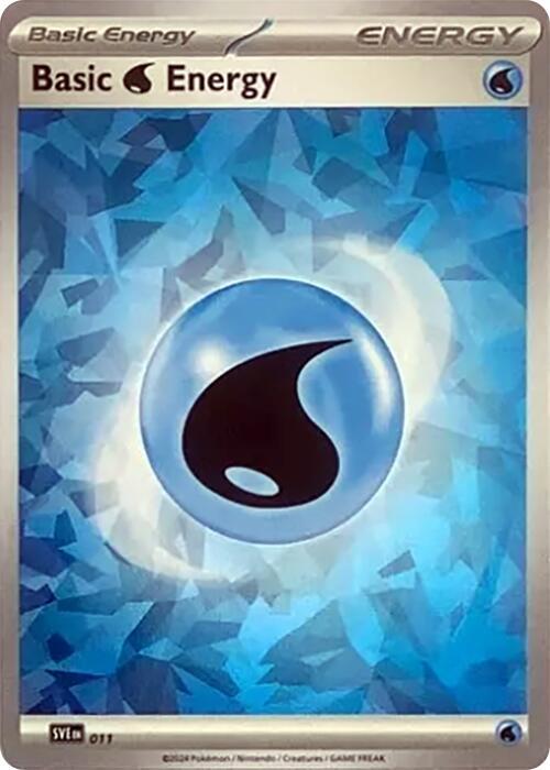Basic Water Energy (Cracked Ice Holo) [SVE: Scarlet & Violet Energies] 011