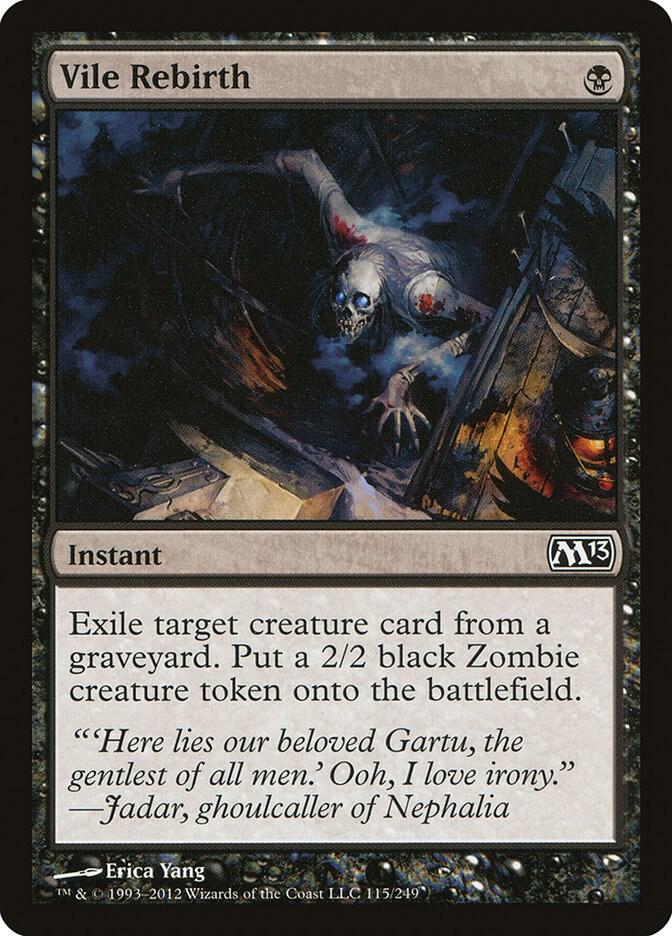 Vile Rebirth [Magic 2013 (M13)] 115