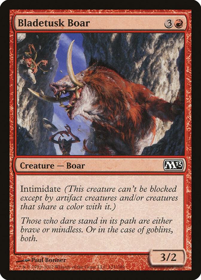 Bladetusk Boar [Magic 2013 (M13)] 121