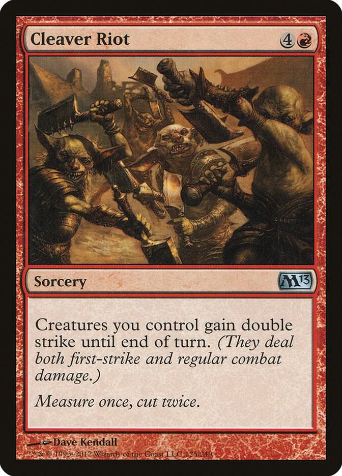 Cleaver Riot [Magic 2013 (M13)] 125