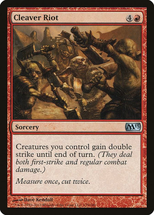 Cleaver Riot [Magic 2013 (M13)] 125