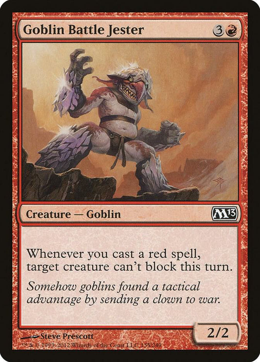 Goblin Battle Jester [Magic 2013 (M13)] 135