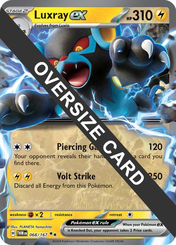 Luxray ex - 068/167 (Meddling Sparks Premium Collection) [Jumbo Cards] 068/167