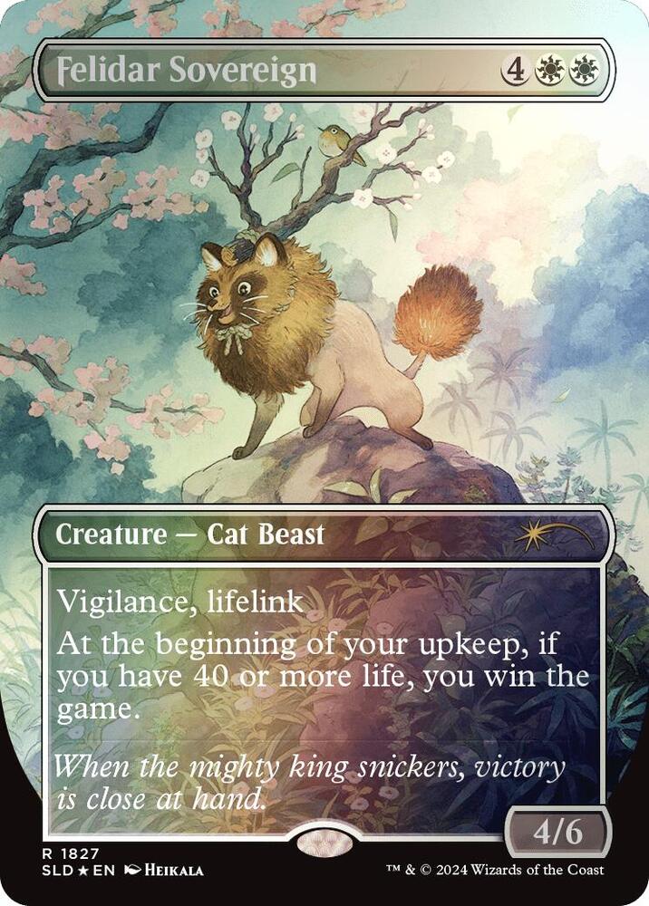 Felidar Sovereign (1827) (Rainbow Foil) [Secret Lair Drop Series] 1827