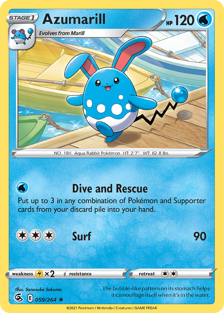 Azumarill - 59/264 Fusion Strike