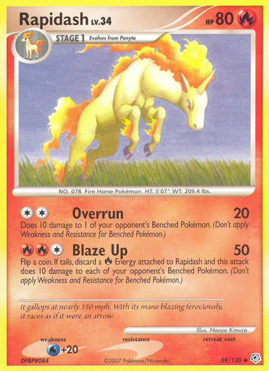 Rapidash - 59/130 Diamond & Pearl