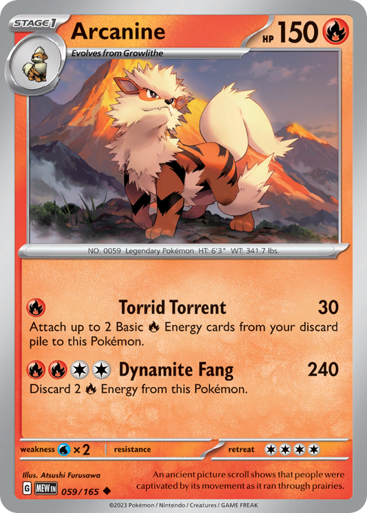 Arcanine - 59/165 151