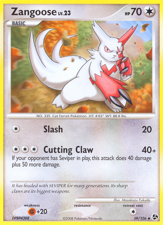 Zangoose - 59/106 Great Encounters