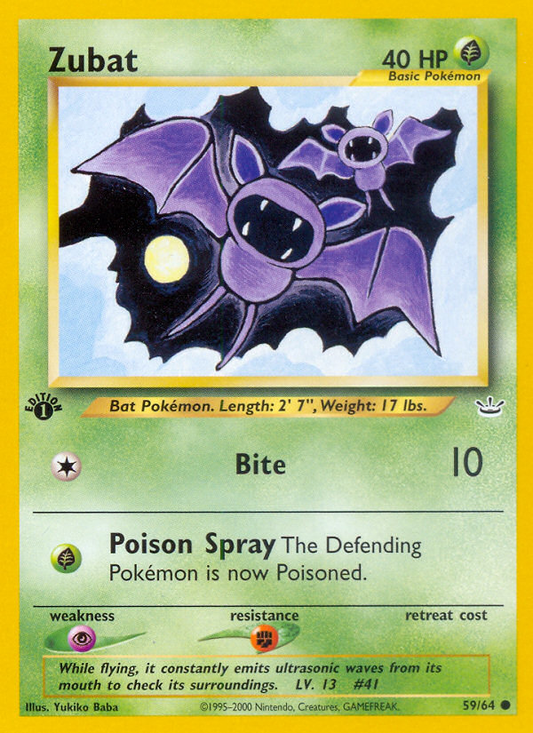 Zubat - 59/64 Neo Revelation