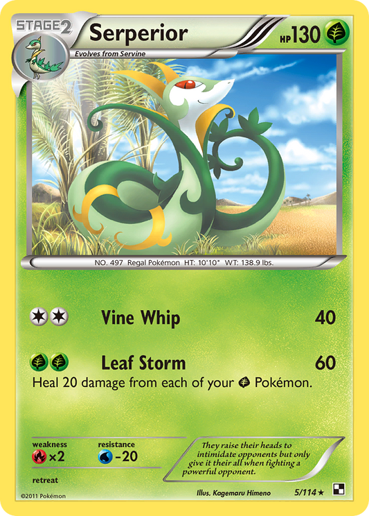 Serperior - 5/114 Black & White