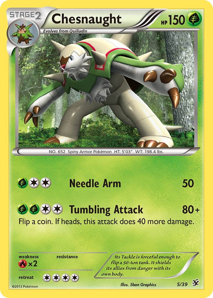 Chesnaught - 5/39 Kalos Starter Set