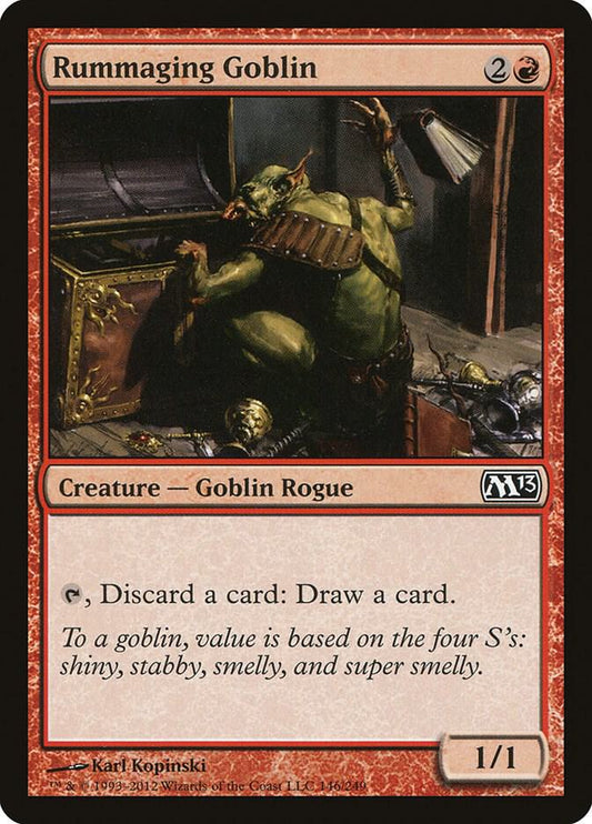 Rummaging Goblin [Magic 2013 (M13)] 146