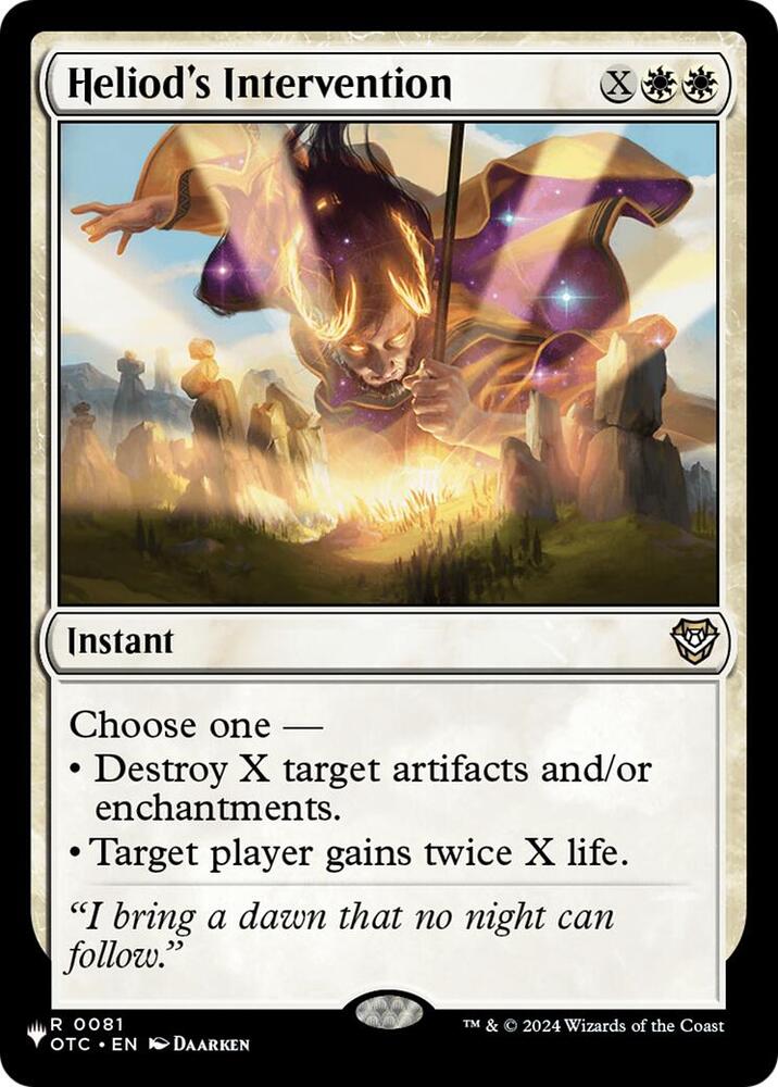 Heliod's Intervention [The List Reprints] 0081