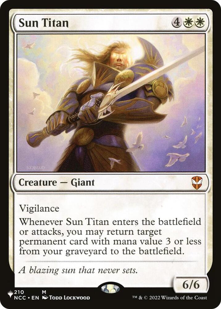 Sun Titan (NCC) [The List Reprints] 210/093