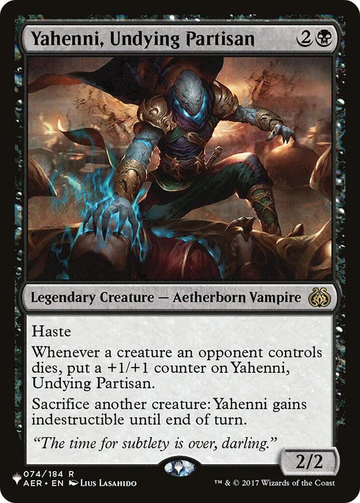Yahenni, Undying Partisan [The List Reprints] 074/184