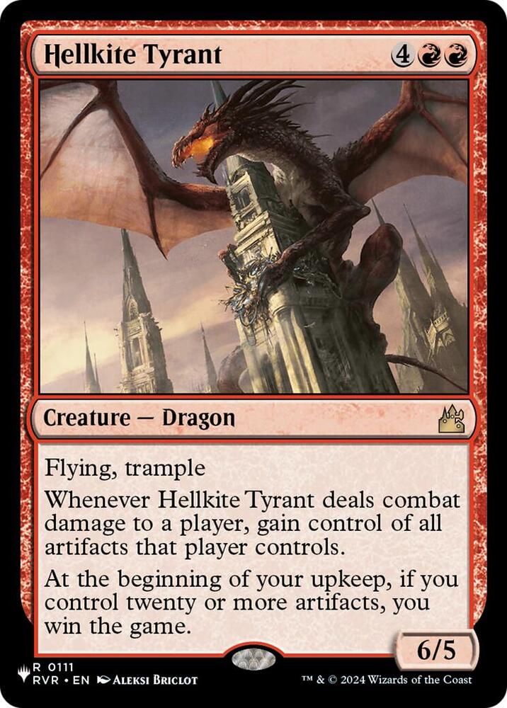 Hellkite Tyrant [The List Reprints] 0111