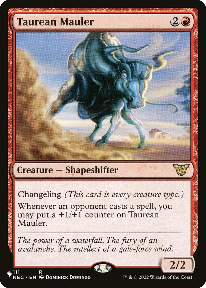 Taurean Mauler (NEC) [The List Reprints] 111/038