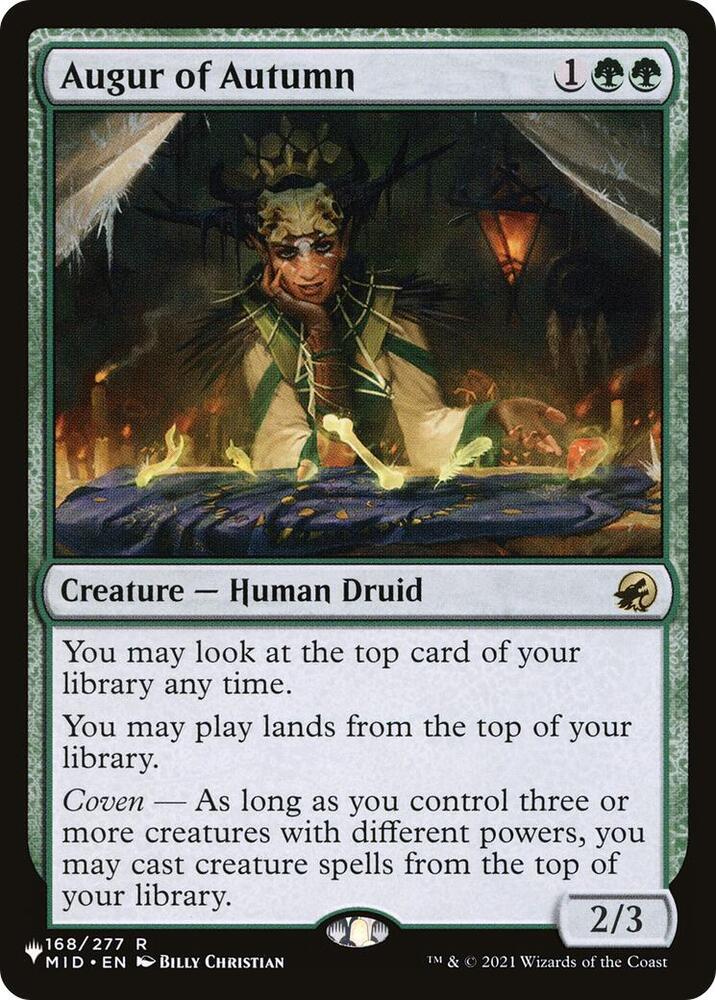 Augur of Autumn [The List Reprints] 168/277