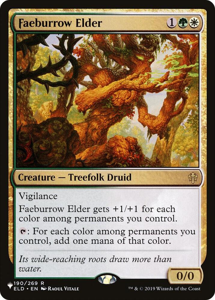 Faeburrow Elder [The List Reprints] 190/269