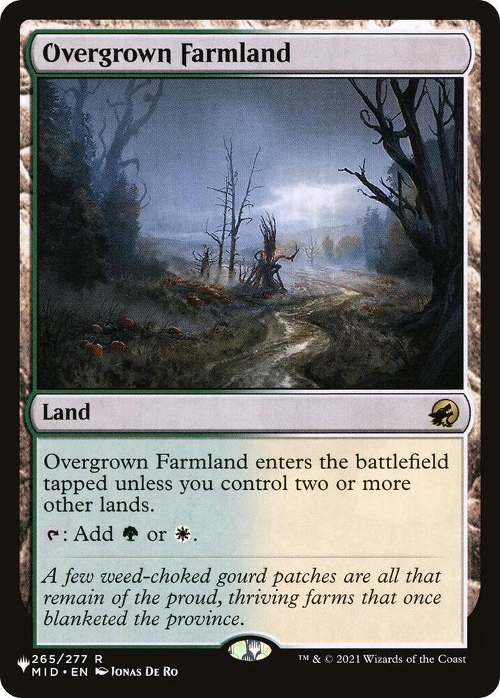 Overgrown Farmland [The List Reprints] 265/277