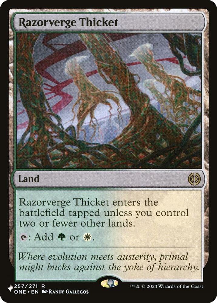 Razorverge Thicket [The List Reprints] 257/271