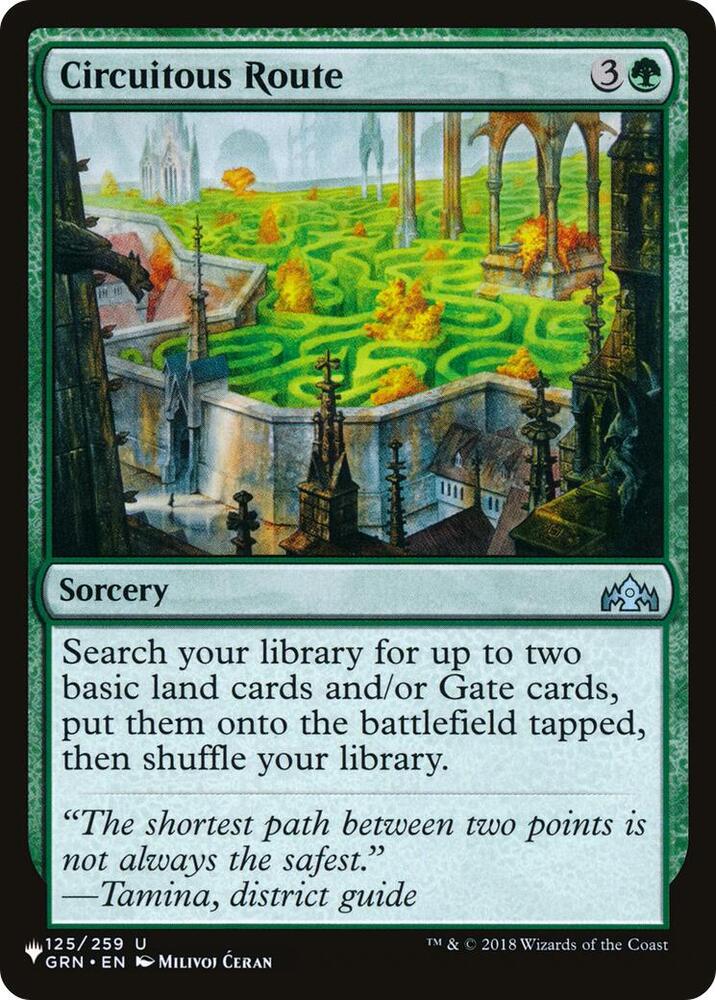 Circuitous Route [The List Reprints] 125/259